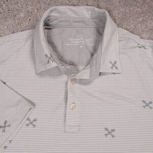 Vineyard Vines Edgartown Polo Golf Pima Blend‎ Performance Short Sleeve Shirt M